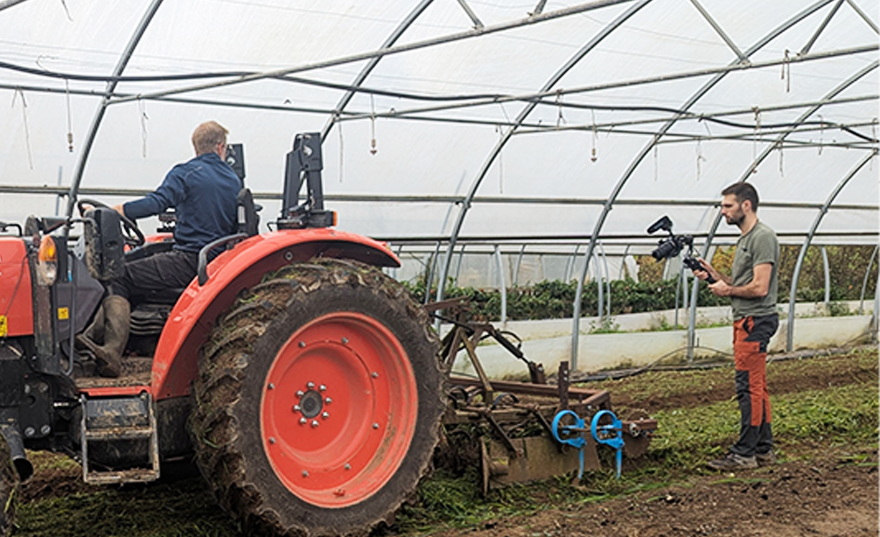 Illustration tournage projet Regards Maraîchers